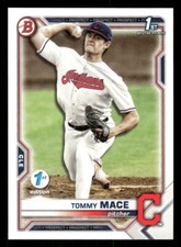 2021 Bowman Draft 1st Edition Tommy Mace #BD-111 Cleveland Indians