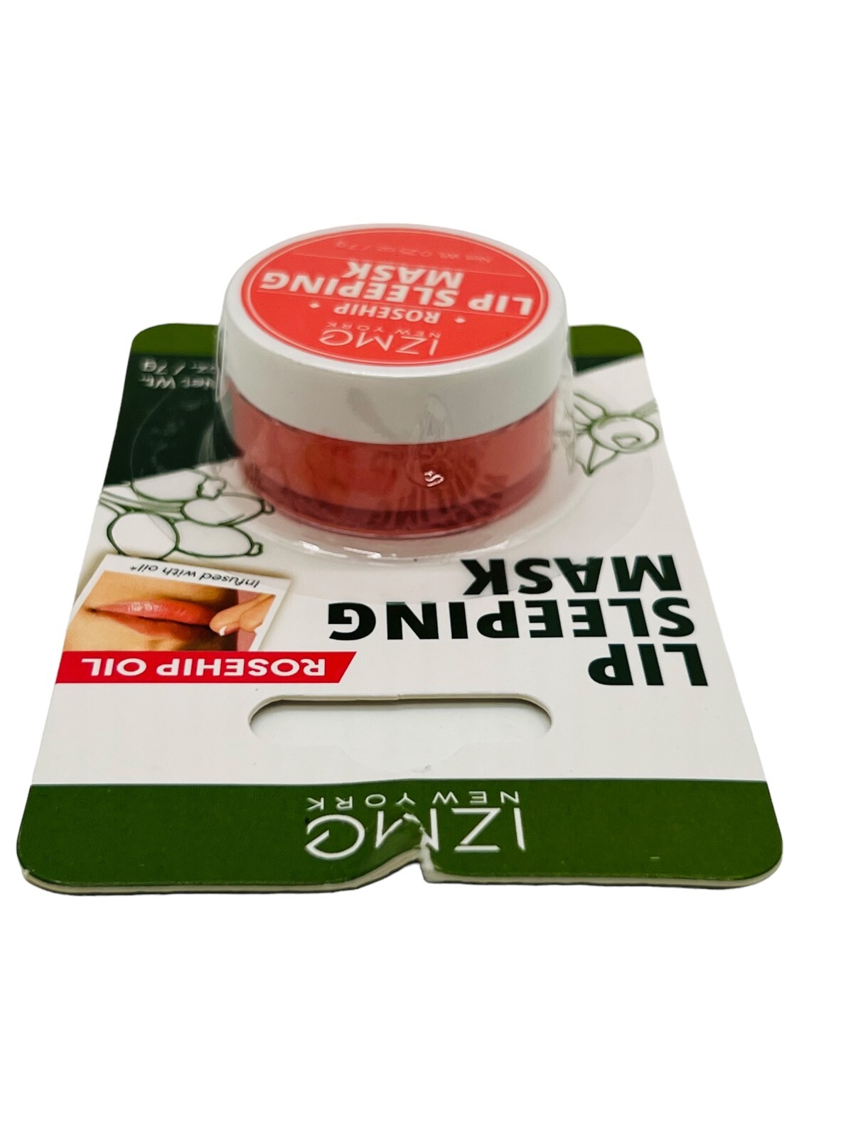 Lip Sleeping Mask Balm Mint or Coconut or Strawberry .25 oz ea IZME New