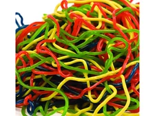 LICORICE - Shoestring Rainbow Licorice Laces Gustaf's- Select Weight