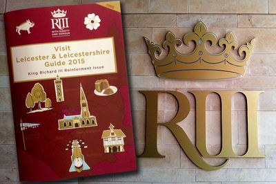  King Richard III 3rd Reinterment Visit Leicester Guide 2015 Souvenir mit Programm