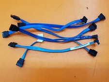                  Lot of 6  8"-9" Dell SATA Drive Cables Straight to Right Angle