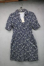 Boden Button Jersey Shirt Dress-Size 6-New with Tags