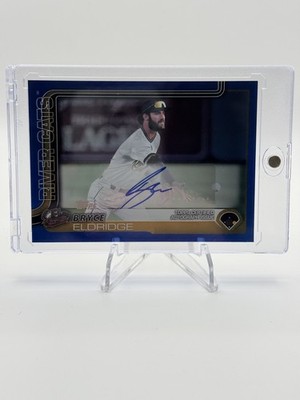 2025 Topps Pro Debut Bryce Eldridge #PD-196 Blue Foil Autographs /150 (AU, RC)