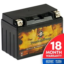 YTX9-BS  High Performance - Maintenance Free - Sealed AGM Motorcycle Battery