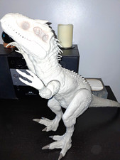 White Plastic T-Rex Dinosaur Figurine Toy, Unmounted, Dinosaurs Animal Type