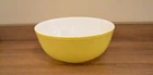 Vintage PYREX Yellow Primary Color Mixing Bowl, # 404 Large Holds 4 Quarts