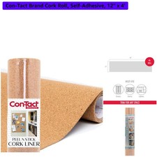 Brand Cork Roll, Self-Adhesive, 12" x 4'