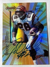 1998 Bowman’s Best Refractor Autograph Corey Dillon Bengals RARE!!