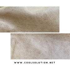 West Vanilla Cowhide Leather Sheet   Premium Smooth Leather 1.1  1.3mm for Uphols