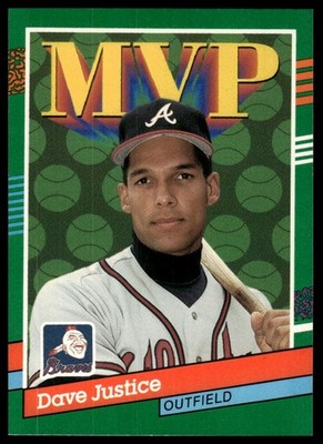 1991 Donruss #402 Dave Justice Braves