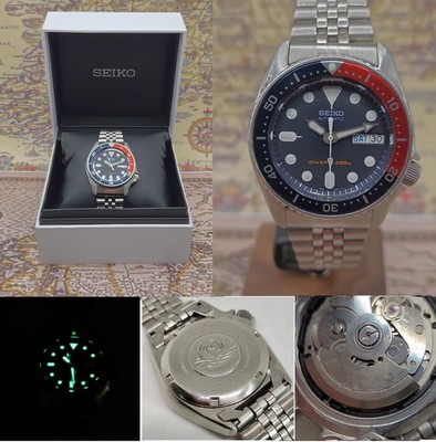 Seiko Automatic Mens Watch SKX007 Scuba Divers 200M 7S26-0020 c.August 1997 BOX