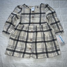 NWT Carter  s Plaid Baby Dress with Underwear 9 Months