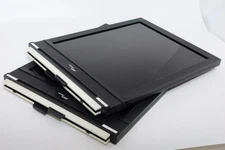 Fidelity Deluxe 8x10" sheet Film Holders-2. USA. Late "all plastic" model. BOXED