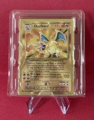 2021 Pokmon Celebrations Charizard Ultra Premium Collection Gold Metal Promo #4