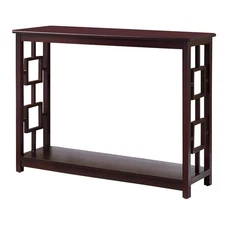 Pellegrino Console Table, Cherry (42"" w x 12"" d x 30.25"" h)
