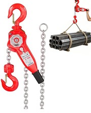 Manual Lever Chain Hoist Come Along 0.75T 1.5T 3T 6T ,10FT 20FT Lift ,G80 Chain