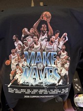 2026 Los Angeles Basketball Make Waves Post Season Game Shirt Team Roster Shirt