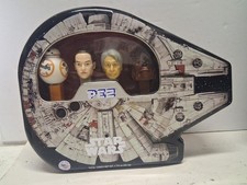 NEW Star Wars Millenium Falcon PEZ Set 4 Dispensers in Collector's Tin - RETIRED
