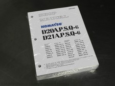 Komatsu D20A,P,S,Q-6, D21A,P,S,Q-6 Crawler Dozer Service Manual Repair Shop Book