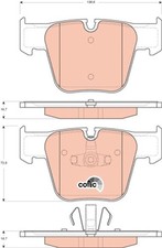 TRW Bremsbeläge Satz Vorne passend für MERCEDES-BENZ S-Klasse Limousine (W221)