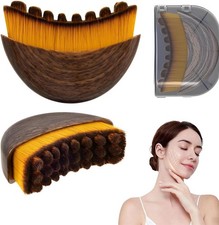 Soft Bristle Facial Massage Brush Ergonomic Face Neck Skin Care Brush Tool