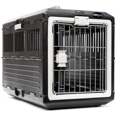 Pet Carrier & Crate, 26.4''L x 15.3''W x 18.8''H - Collapsible for Medium Cats a...