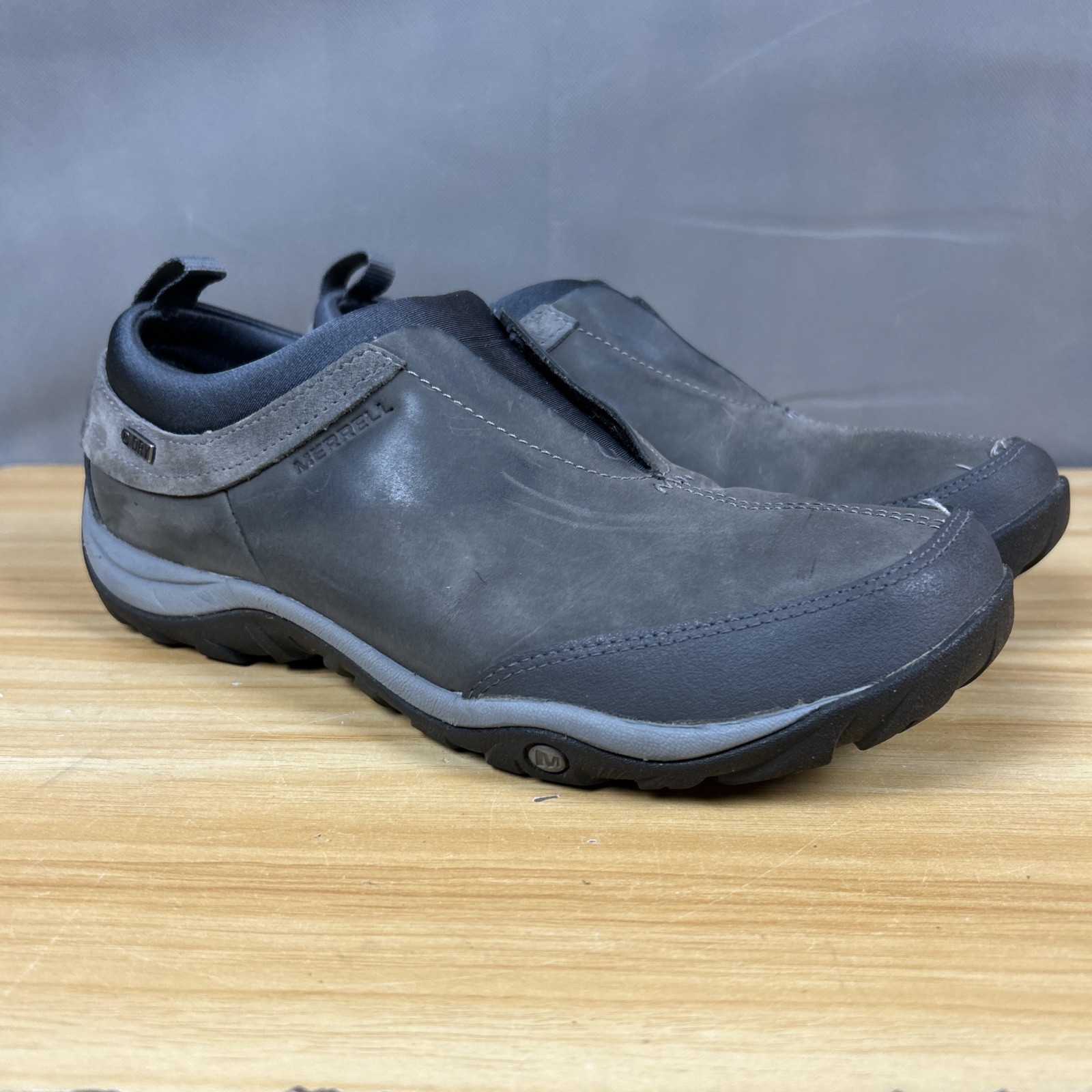 Scarpa da donna Merrell grigia slip on outdoor a scelta misura asciutta 9 5 J42732