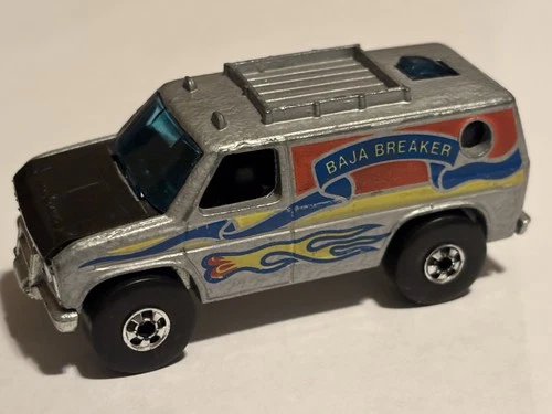Vintage Hot Wheels Baja Breaker 1977 Grey Hong Kong Base