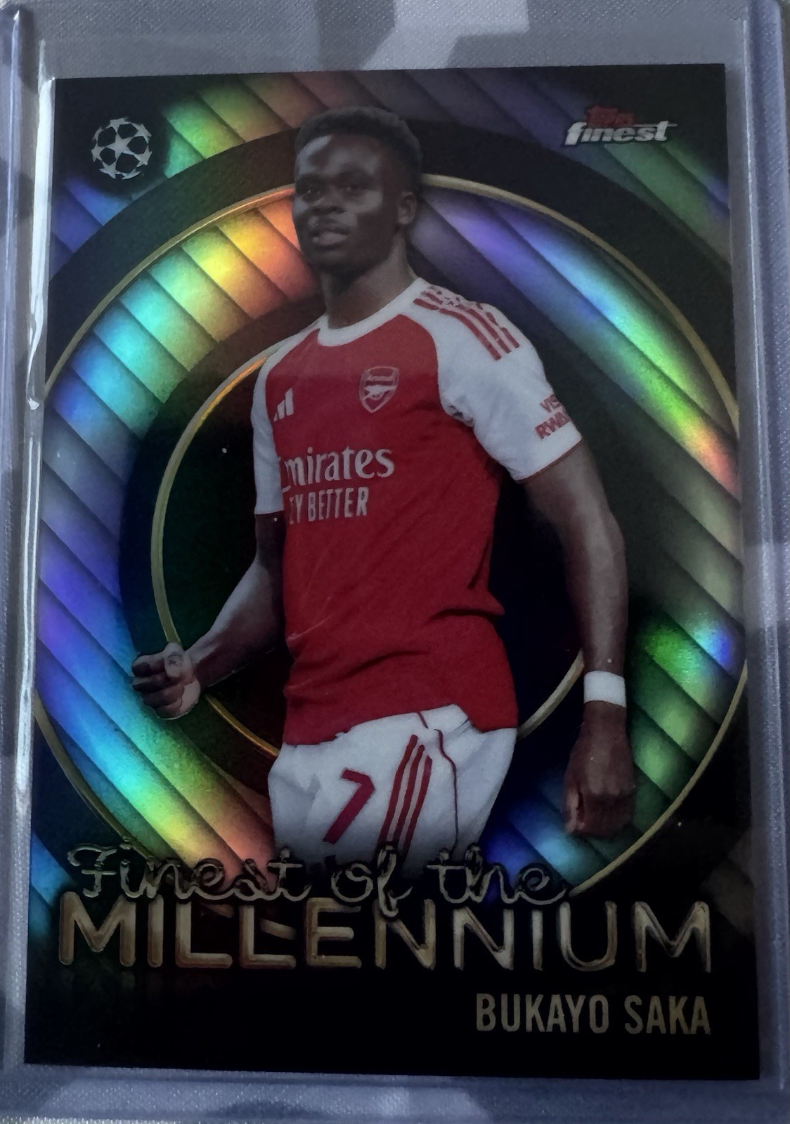 Topps Finest 2026 UCL Bukayo Saka Arsenal Finest Showmen x2/ Millennium x2 Lot4
