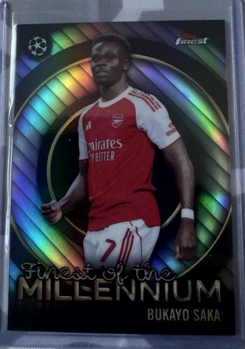 Topps Finest 2026 UCL Bukayo Saka Arsenal Finest Showmen x2/ Millennium x2 Lot4