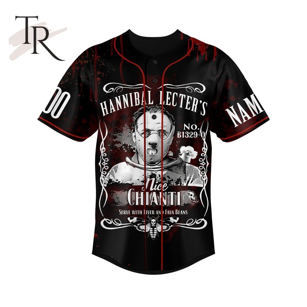 Premium Hannibal Lecter Custom Baseball Jersey