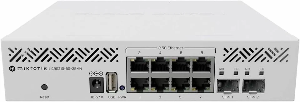 Mikrotik CRS310-8G+2S+IN | 2.5/10 GB Fast Switch with RouterOS v7 - Image 3 of 4
