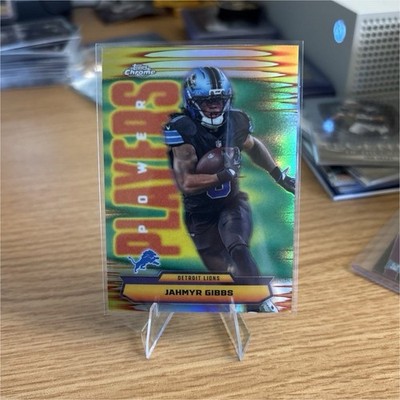 2023 Topps Chrome Power Players Refractor Jahmyr Gibbs Detroit Lions