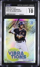 Bowman 2022 #VV-16 Jordan Lawlar Virtuosic Vibrations CGC 10