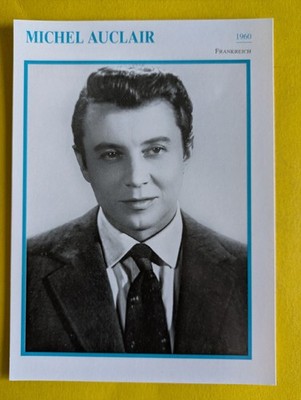 MICHEL AUCLAIR / Filmstar - Sammelkarte
