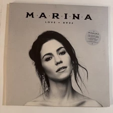Marina Love + Fear Black/White Limited 2LP Vinyl W/Inserts NM/VG+