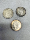 1898 1881 1880 Morgan Silver Dollars ~ SMOKE FREE HOME