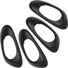 Interior Door Handle Bezel Trim Cover 4pcs Compatible With Trailblazer Black Interior Door Handle Bezel Trim Cover 4pcs Compatible With Trailblazer Black
