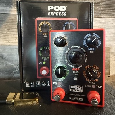 Line 6 POD Express Guitar Effects Processor Red