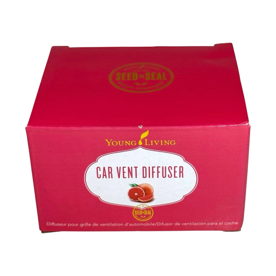 Difusor de ventilación para automóvil Young Living - plateado/gris + 6 almohadillas para aceites esenciales NUEVO Foto 4 de 4