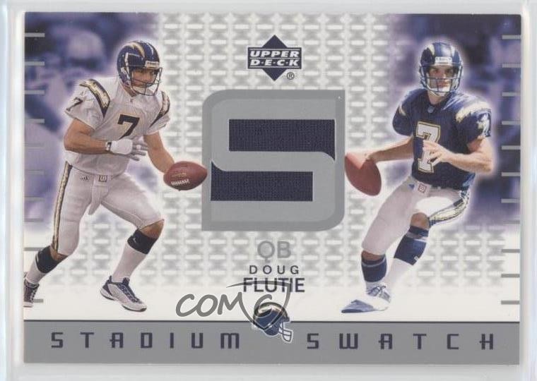 2002 Upper Deck Stadium Swatch Doug Flutie #SS-DF 2r8