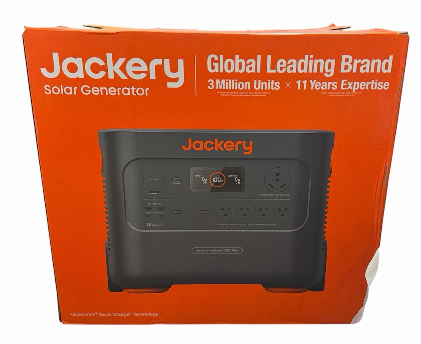Jackery Explorer 2000 Plus JE-2000C Portable Solar Generator Power Station