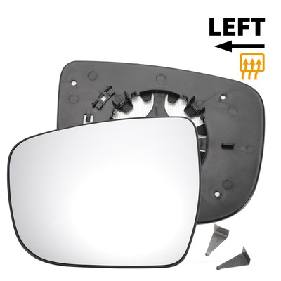 Car Left Driver Side White Mirror Glass Heated for NISSAN Qashqai J11/X-TRAIL