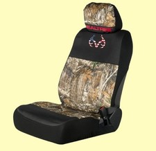 Realtree Universal Front Seat Cover Water And Dirt Resistant Camo Low Back Amz50