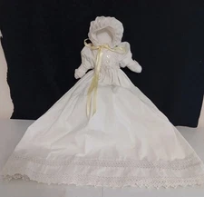 Vintage Amish Folk Rag Doll Faceless Grannycore Countrycore Dress Signed