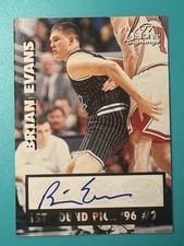 1997 Score Board Visions Brian Evans RC Auto Orlando Magic 🔥🔥