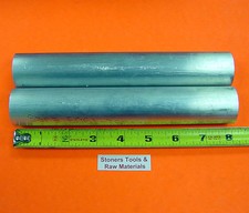 2 pieces 1-1/4" ALUMINUM 6061 ROUND ROD 8" long Solid T6511 Extruded Lathe Bar