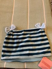 Brand new with tag NWT Cute Gymboree Soft Velour Striped hat Size 5-7 Pretty Bow
