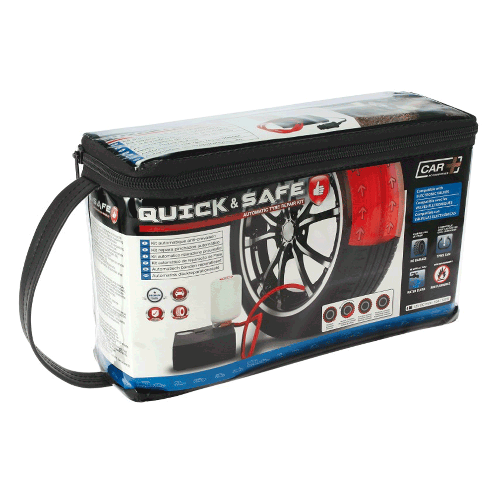 Rapida Safe - " CAR + Accessoires " Kit Antiforo Motocicletta Automobile