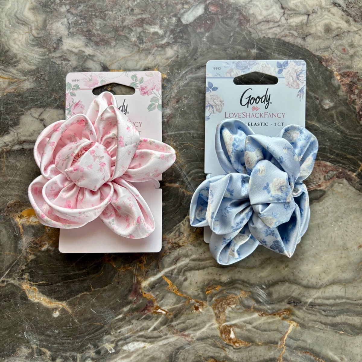 Goody Wet brush x LoveShackFancy Blue Floral Hair Flower Barrette New Hair Accessories Collection from LoveShackFancy | TikTok main image 3